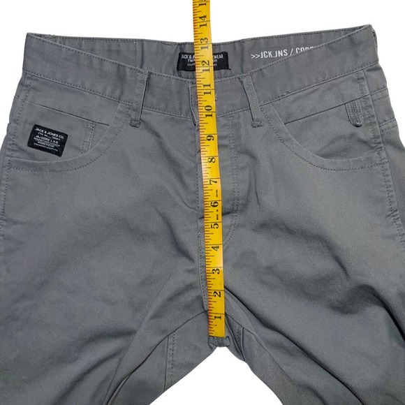 Jack & Jones | Men | Core Workwear Gray Anti Fit Denim Pants | 32x32 - Picture 4 of 15